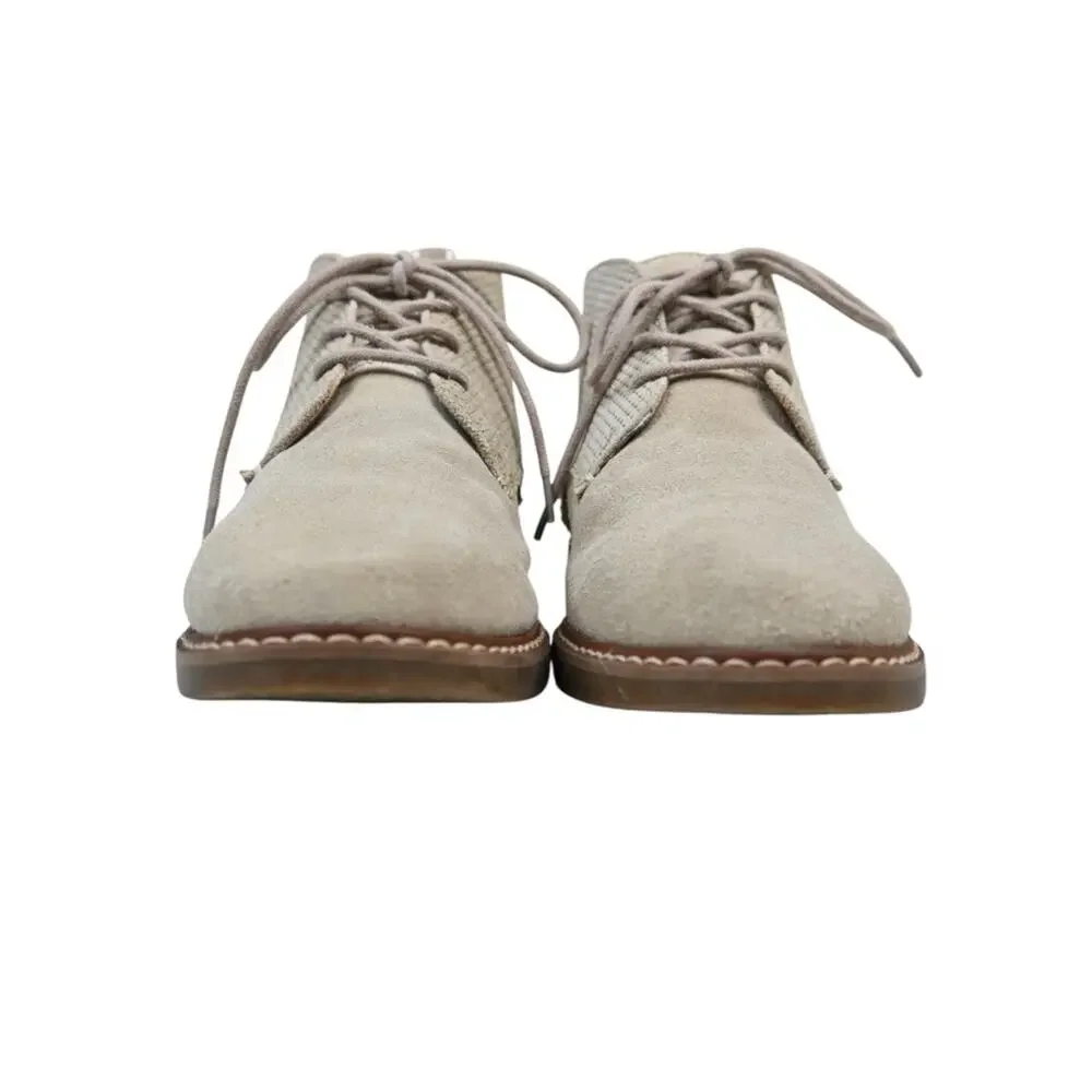 Steve Madden Mens 7.5 Medium Hardenn Suede Chukka Boots in Tan
